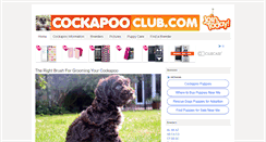 Desktop Screenshot of cockapooclub.com